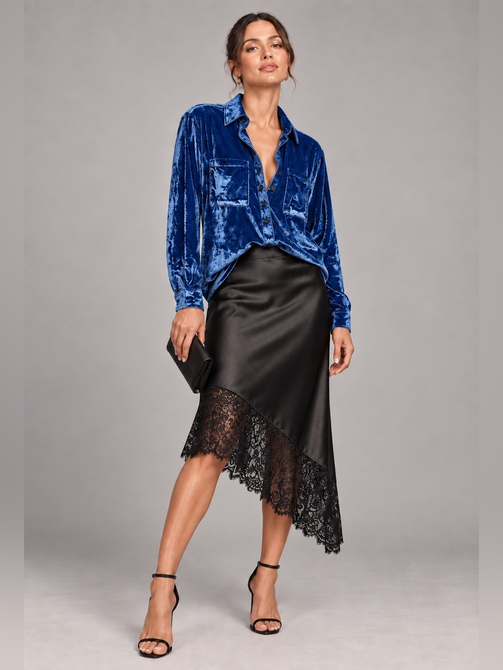 Anthropologie Pilcro Hadley Top Shirt Women XS Velvet Relaxed Buttondown U